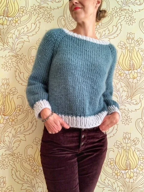 トップス simplycomplicated KNIT SWEATER OLIVE